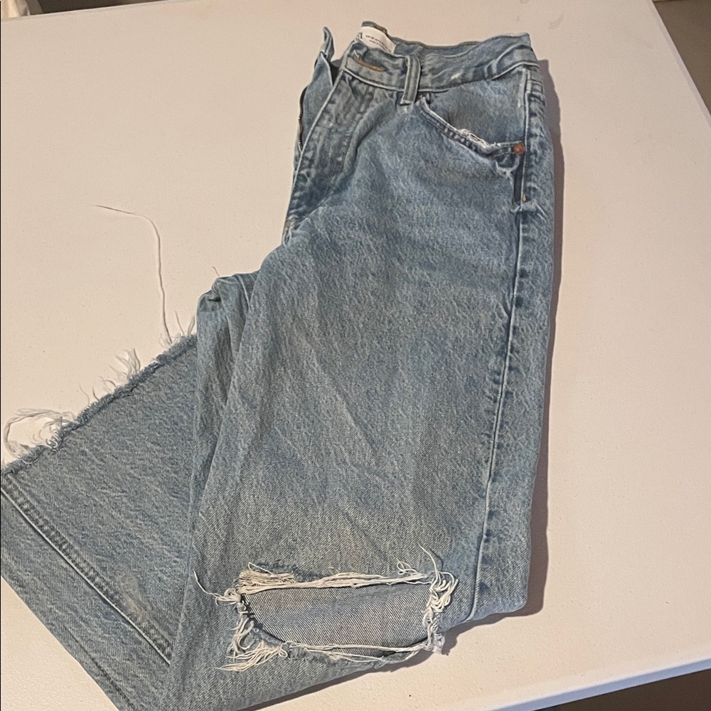 Zara Light Blue Denim Jeans